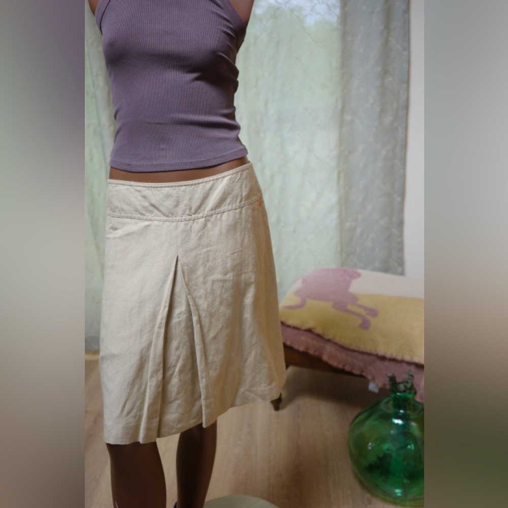 Linen Skirt knee length